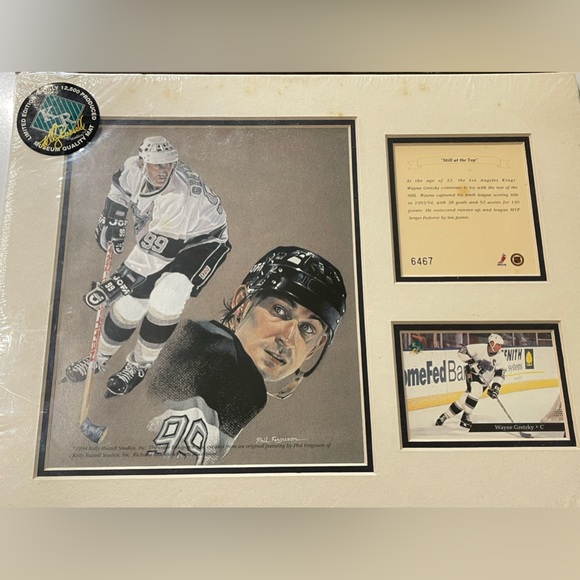 Wayne Gretzky and Kirk Muller “Legends and Superstars” - Picture 2 of 5